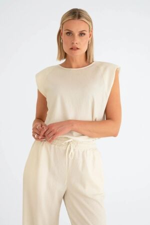 Maicazz Maicazz solo- top sp26.60.317 Tops en Singlets offwhite