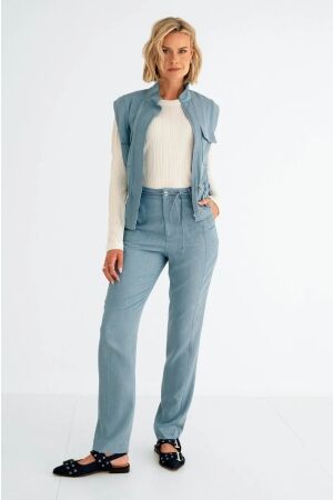 Maicazz Maicazz pubra - top sp26.60.325 T-shirt Lange mouw offwhite - silver