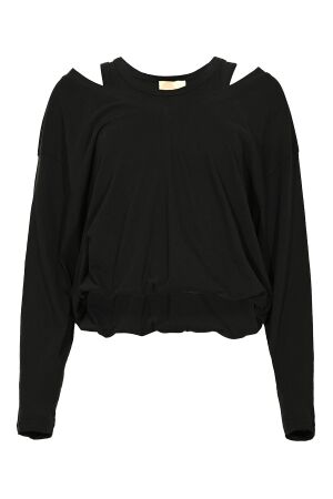 Maicazz Maicazz sabiya - top sp26.60.343 T-shirt Lange mouw black