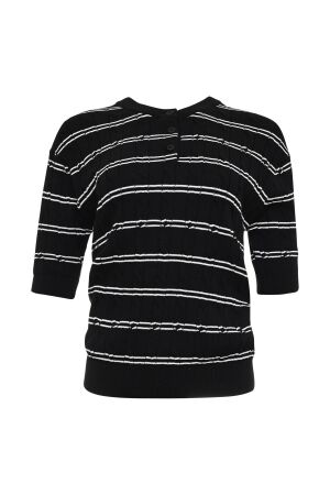 Maicazz Maicazz suez - pullover sp26.70.409 Trui black-offwhite