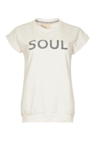 Maicazz Maicazz suse - t-shirt sp26.75.014 T-shirt Korte mouw offwhite - silver