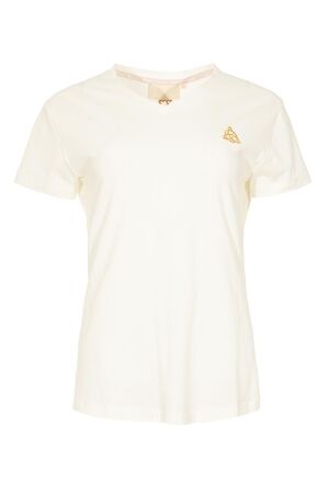 Maicazz Maicazz mirsa - t-shirt sp26.75.015 T-shirt Korte mouw offwhite -gold
