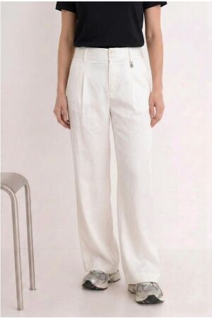 Zizo Zizo samilla l/32- pant sp26.sami.506 Broek offwhite