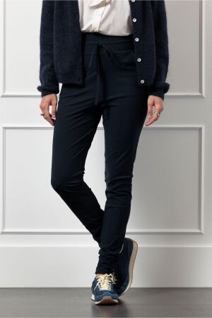 Studio Anneloes Studio Anneloes franka fleece trousers 13142 Broek 6900 dark blue