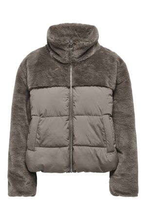 Only Only onlwanja fur puffer mix jacket noos otw Jackets walnut
