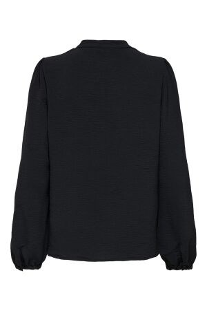 Only Only onlyohanna life fr l/s lace top wvn cs T-shirt Lange mouw black
