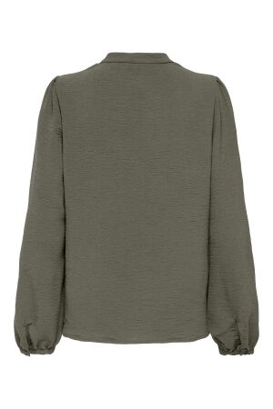 Only Only onlyohanna life fr l/s lace top wvn cs T-shirt Lange mouw kalamata