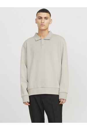 Jack & Jones Jack & Jones jjebradley sweat polo noos Trui moonbeam