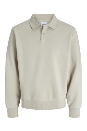 Jack & Jones Jack & Jones jjebradley sweat polo noos Trui moonbeam
