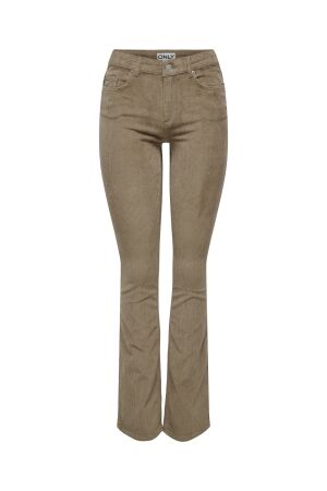 Only Only onlmary-global mid cord flared pnt noos Broek fossil