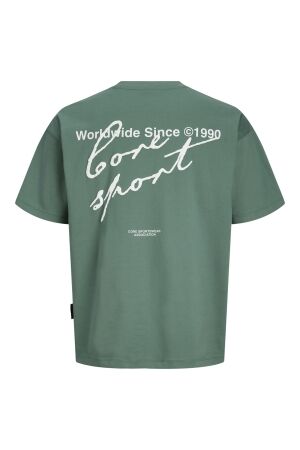 Jack & Jones Jack & Jones jcodust script back tee ss crew neck Print T-shirts 4951064 north atlantic