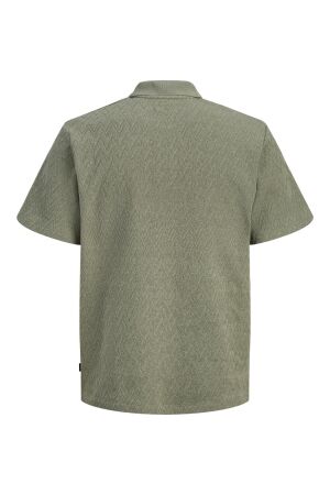 Jack & Jones Jack & Jones jprblatrenton ss jacquard polo Poloshirts 4951268 smokey olive