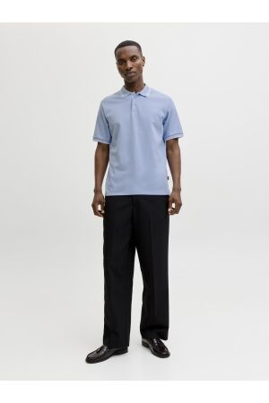 Jack & Jones Jack & Jones jprblaethan detail ss polo sn Poloshirts 4987860 chambray blue