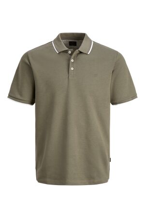 Jack & Jones Jack & Jones jprblaethan detail ss polo sn Poloshirts 4951125 smokey olive