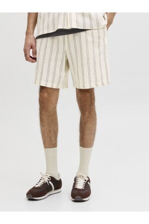 Jack & Jones Jack & Jones jpstjaiden coba stripe jog shorts reg sn 4955025 antique white stripes