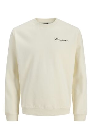 Jack & Jones Jack & Jones jcodust script sweat crew neck 5035706 sweet corn