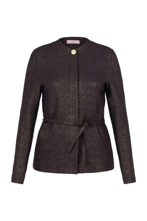 Studio Anneloes Studio Anneloes sanny sparkle waffle blazer 13337 Blazers 9002 black/gold