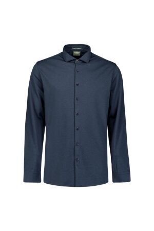No- Excess No- Excess shirt jersey melange stretch n4180 Overhemd 078 night