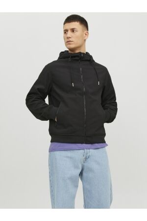 Jack & Jones Jack & Jones jjebasic softshell hood noos 12236300 Softshell Jas black
