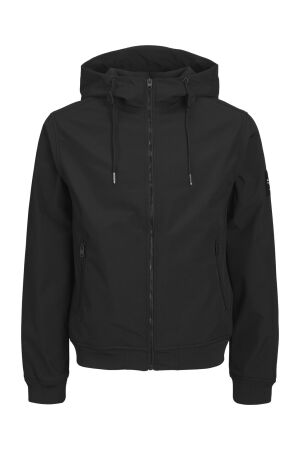 Jack & Jones Jack & Jones jjebasic softshell hood noos 12236300 Softshell Jas black