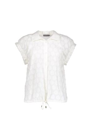 Geisha Geisha blouse lurex 63235-26 Blouse 10 off-white