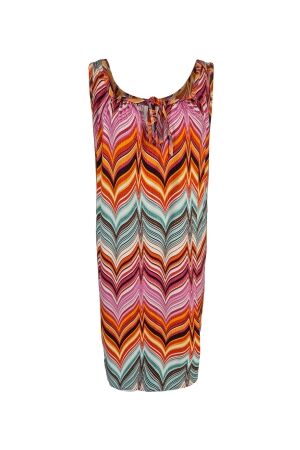 FOS Amsterdam FOS Amsterdam jurk - sandy missoni 7429 Zomerjurkjes 640 fuchsia