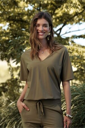 Studio Anneloes Studio Anneloes vicky shirt 13148 T-shirt Korte mouw 8000 earth