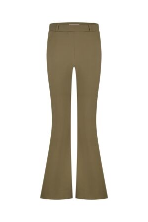 Studio Anneloes Studio Anneloes flair bonded trousers 13151 Flared 8000 earth