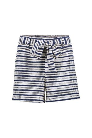 Geisha Geisha short 51400-20 Korte broeken navy/white