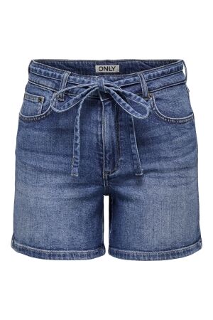 Only Only onlgianna mw belted shorts azg dnm noos Korte broeken medium blue denim