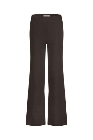 Studio Anneloes Studio Anneloes lexie bonded trousers 94801 Broek 8700 espresso