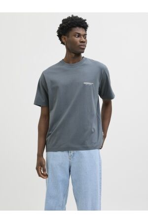 Jack & Jones Jack & Jones jorislington type tee ss crew neck sn Print T-shirts 4707758 stormy weather