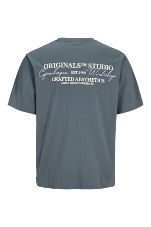 Jack & Jones Jack & Jones jorislington type tee ss crew neck sn Print T-shirts 4707758 stormy weather