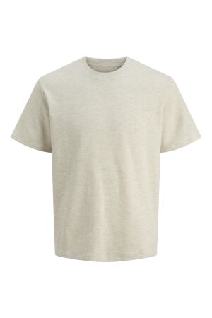 Jack & Jones Jack & Jones jjeaustin tee ss noos Print T-shirts 4785237 antique white melange