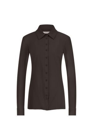 Studio Anneloes Studio Anneloes poppy blouse 94802 Blouse 8700 espresso