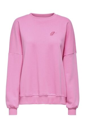 Only Only onlstina l/s lovely o-neck box swt Sweater sachet pink