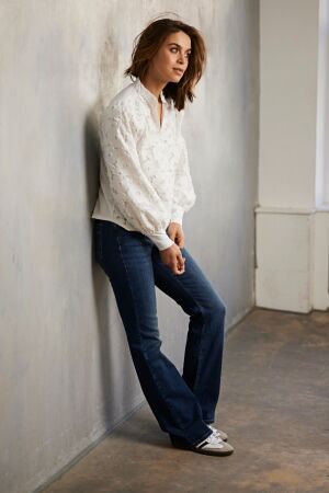 Helena Hart Helena Hart blouse zofia mix 7675 Blouse ecru