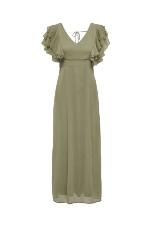 Only Only onlasta life s/s frill ankel dress wvn Zomerjurkjes 4804213 mermaid