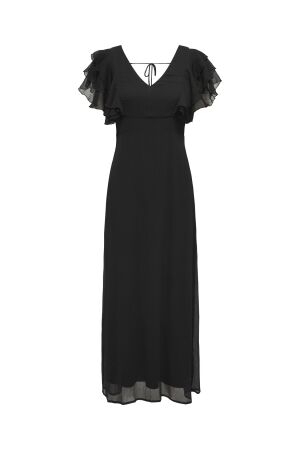 Only Only onlasta life s/s frill ankel dress wvn Zomerjurkjes 4792879 black