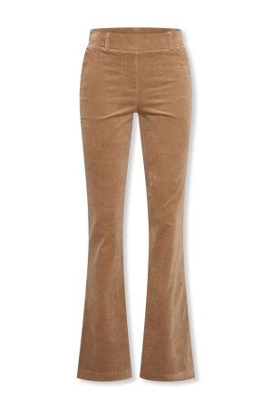 Helena Hart Helena Hart broek flair velvet 7559 Flared camel