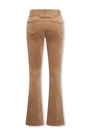 Helena Hart Helena Hart broek flair velvet 7559 Flared camel