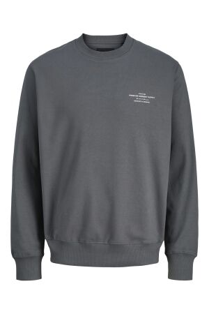 Jack & Jones Jack & Jones jprblachad branding sweat crew neck ln Sweater volcanic ash