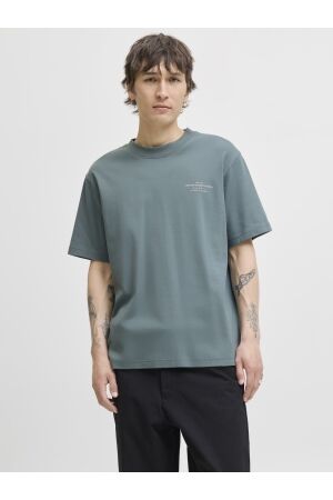 Jack & Jones Jack & Jones jprblachad branding ss crew neck tee sn Basic T-shirts goblin blue