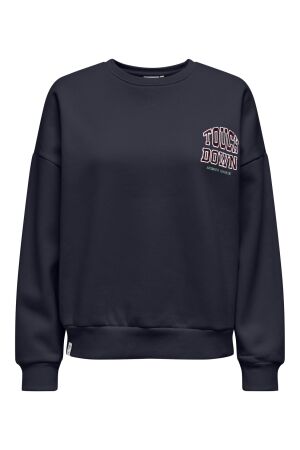 Only Only onlrillo l/s boxy o-neck cs swt Sweater night sky