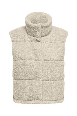 Only Only onlsandra teddy waistcoat life otw noos Gilets pumice stone
