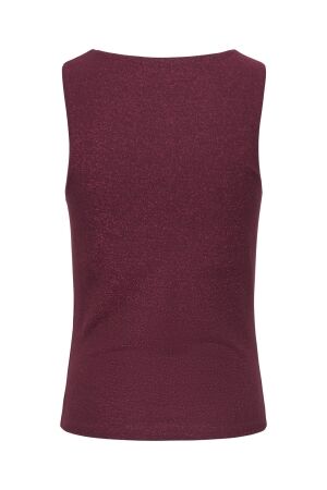 Only Only onlea glitter s/l 2-ways top jrs noos Tops en Singlets chocolate truffle
