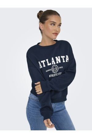 Only Only onlsweat life l/s crew o.size state noos Sweater sky captain atlanta