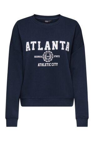 Only Only onlsweat life l/s crew o.size state noos Sweater sky captain atlanta