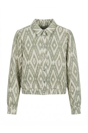 Geisha Geisha jacket 65108-20 Jackets 530 green/off white