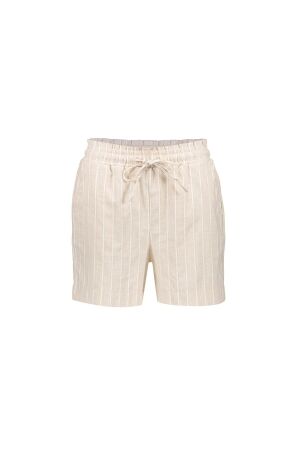 Geisha Geisha shorts lurex stripe 61185-70 Korte broeken 718 ecru/lurex